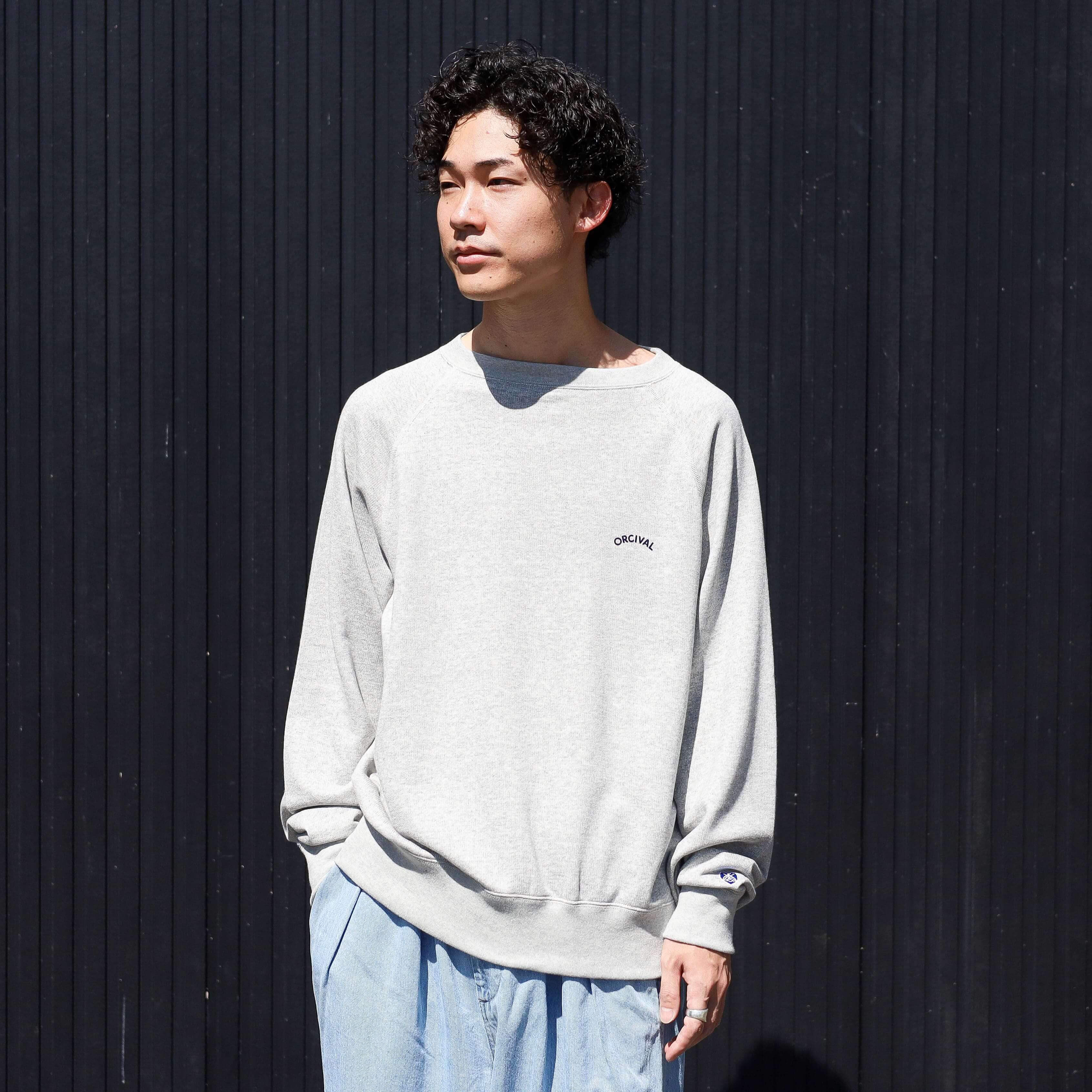 ORCIVAL オーシバル ライトフレンチテリー ボートネック スウェット