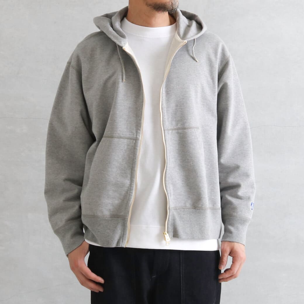 ORCIVAL オーシバル 裏毛 コットン フレンチテリージップフーディー