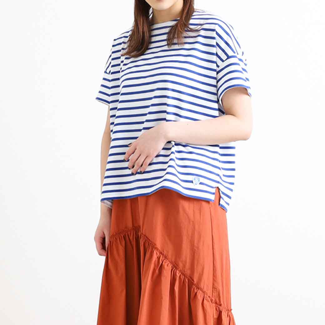ORCIVAL オーシバル 40/2 ジャージー半袖ワイドプルオーバー