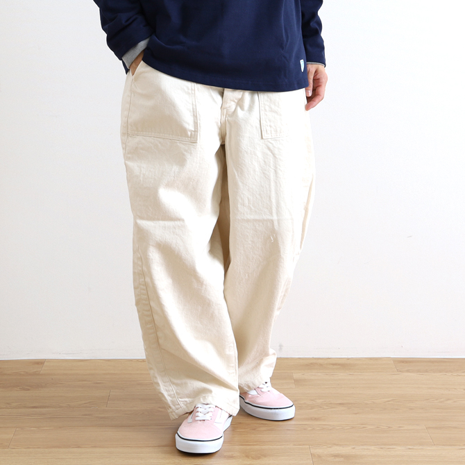 ORDINARY FITS オーディナリーフィッツ ジェームスパンツ エクリュ メンズ