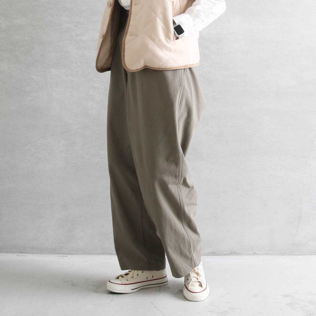 ORDINARY FITS オーディナリーフィッツ WIDE TUCK CHINO PANTS