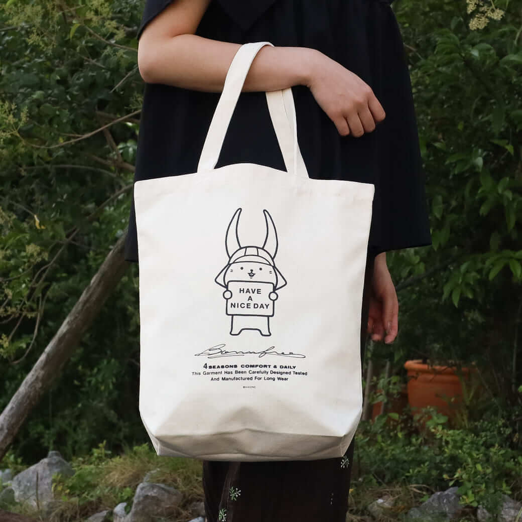 BORN FREE×ひこにゃん ひこにゃん メッセージトートバック