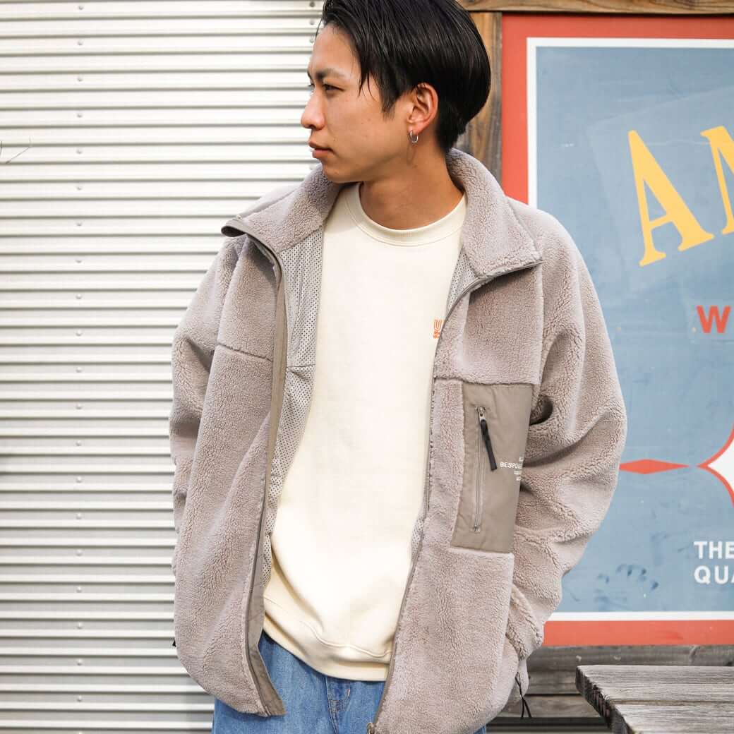 SLICK スリック BORNFREE別注エクスクルーシブボアジャケット