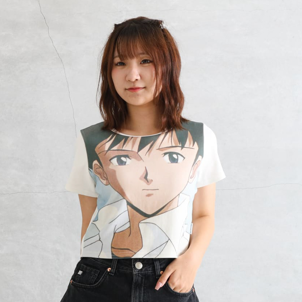 LITTLE SUNNY BITE リトルサニーバイト  エヴァンゲリオン×リトルサニーバイト ミニTシャツ