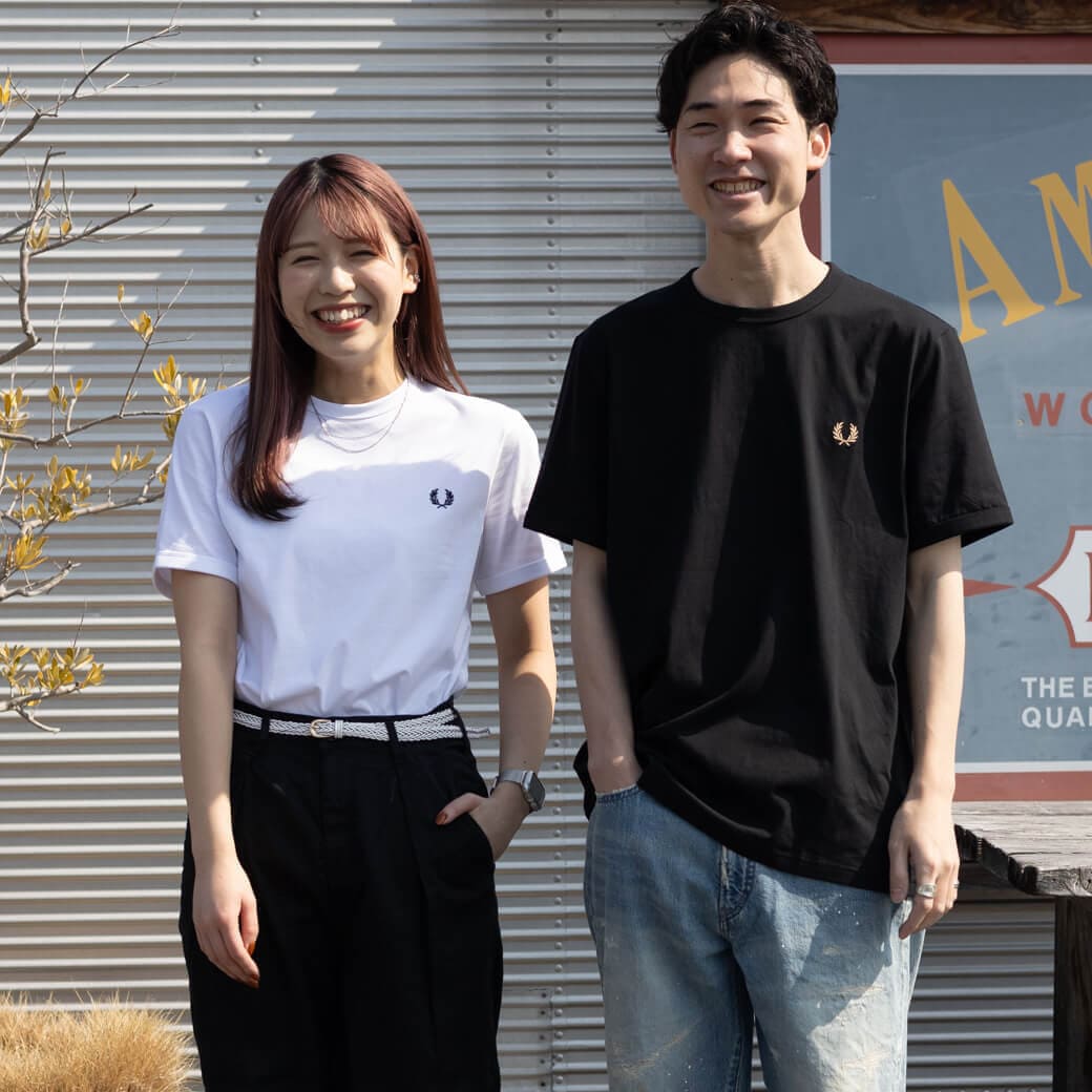 FRED PERRY フレッドペリー リンガーTシャツトップス