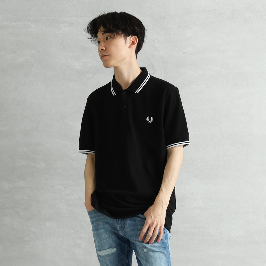 FRED PERRY フレッドペリー　ポロシャツ Twin Tipped