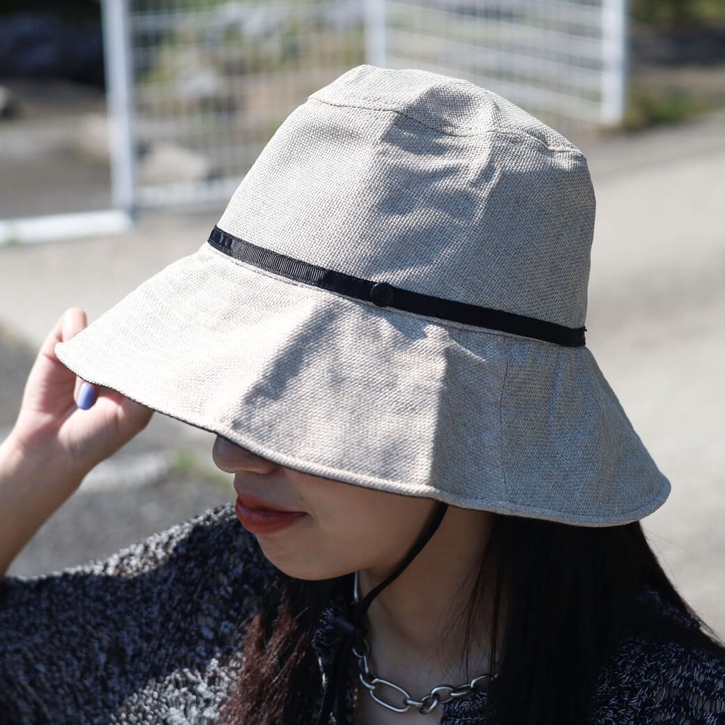 【今だけ20％OFF】W by Wpc. ダブリュ バイ ダブリュピーシー UVカット接触冷感クロッシェハット