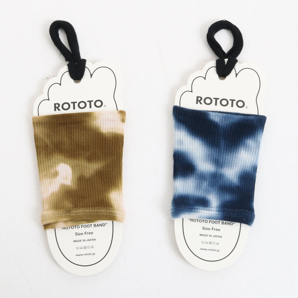 ROTOTO ロトト FOOT BAND TIE DYE