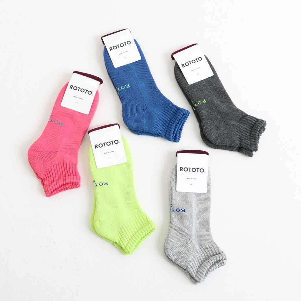 ROTOTO ロトト EVERYDAY PILE ANKLE SOCKS