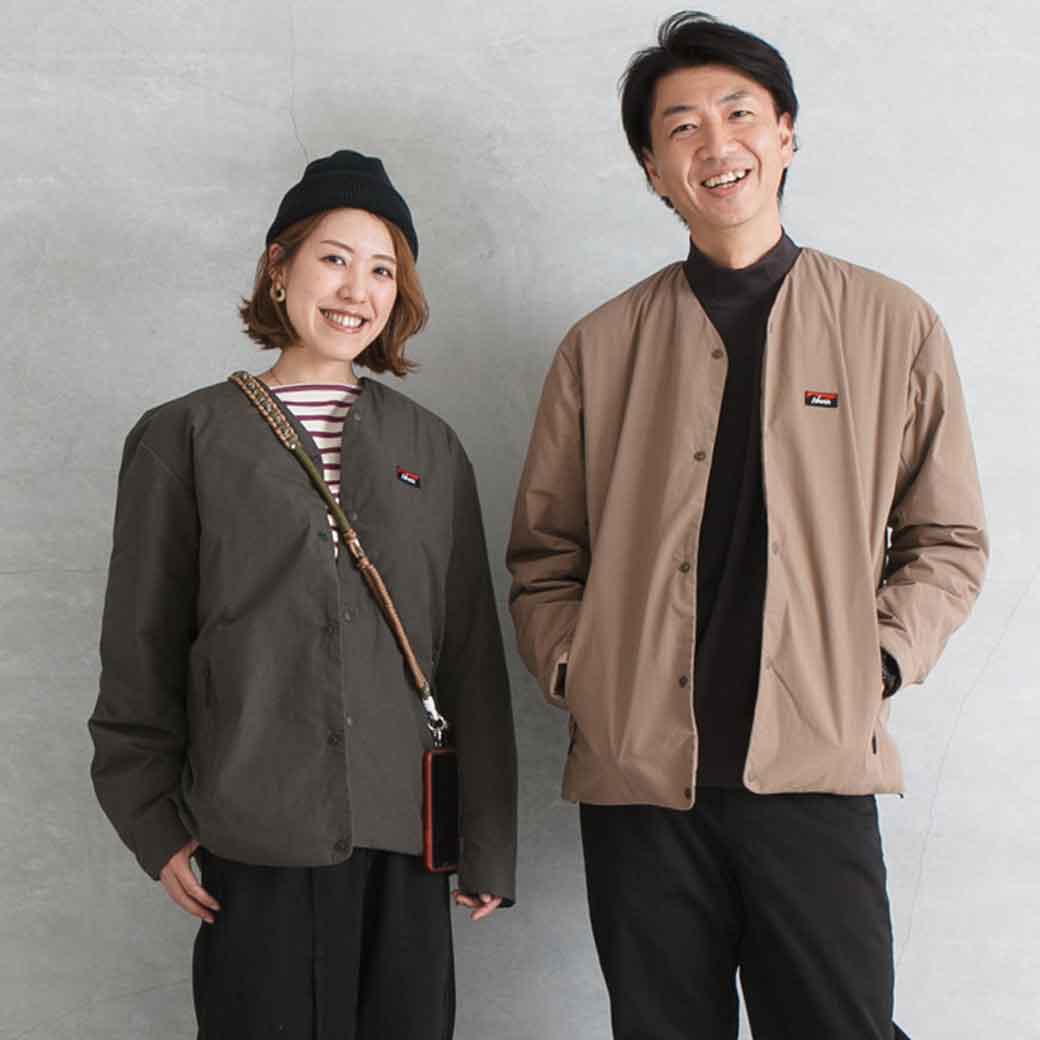 SHIGA DOWN 滋賀ダウン NANGA TAKIBI CARDIGAN