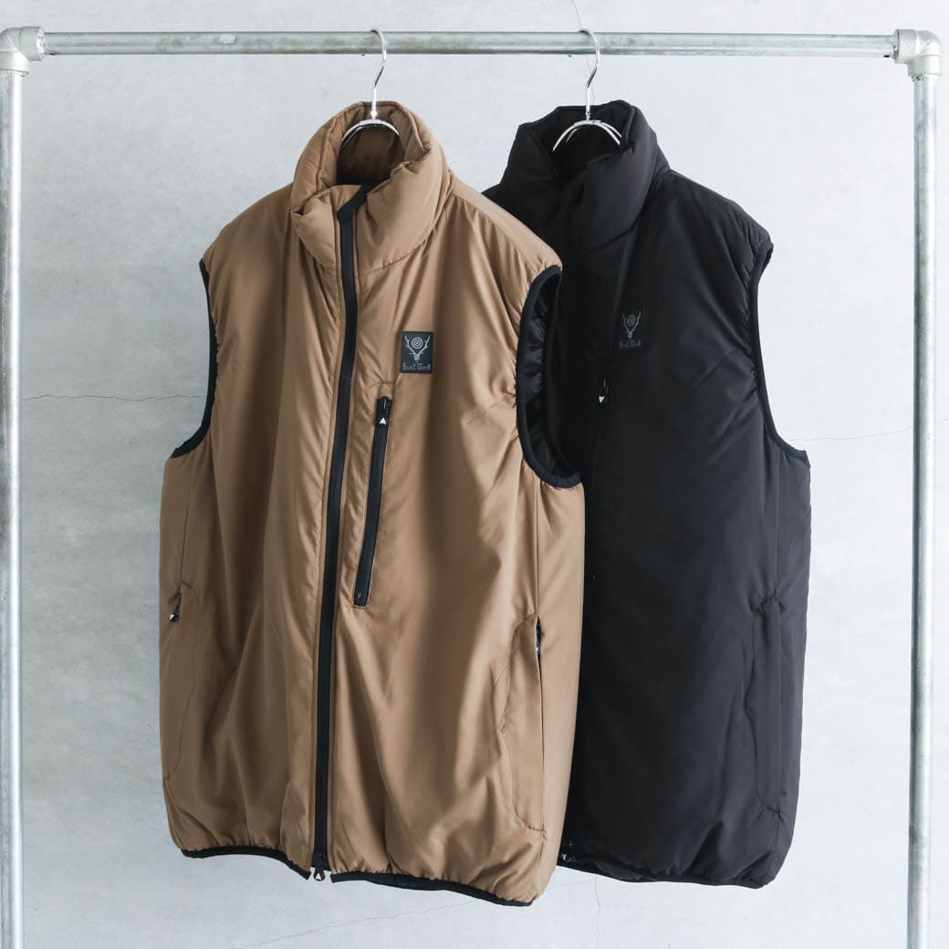 South2 West8 サウスツーウエストエイト INSULATOR VEST - POLY PEACH SKIN