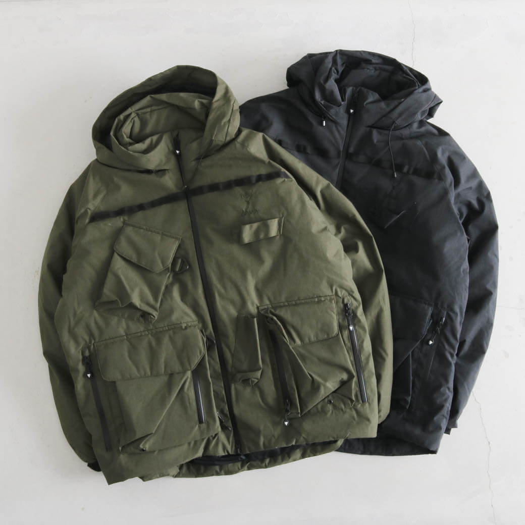 SOUTH2 WEST8×NANGA TENKARA TROUT DOWN JACKET - FLAME RESISTANT