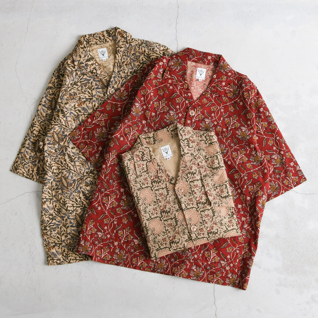 South2 West8 サウスツーウエストエイト カバナシャツバティックプリント