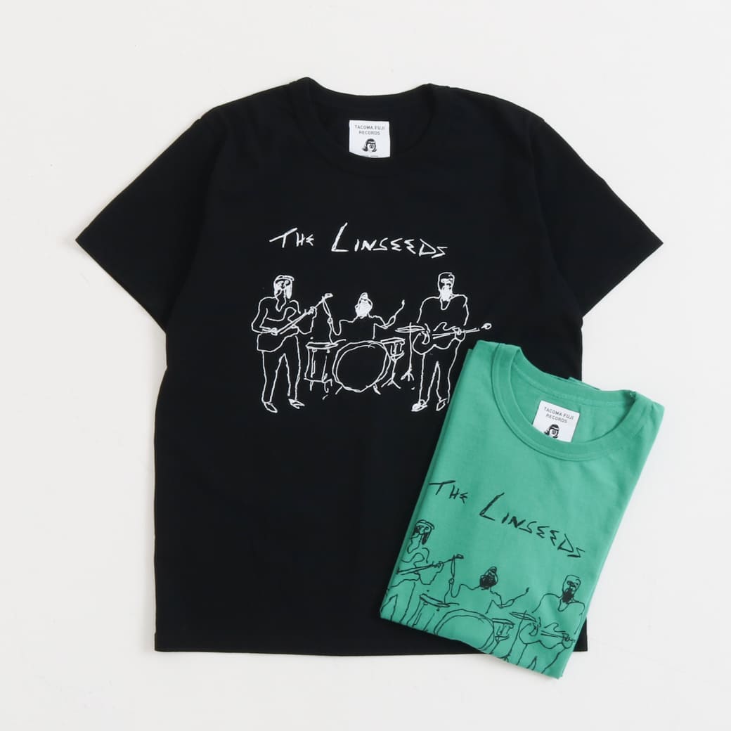 TACOMA FUJI RECORDS タコマフジレコード  THE LINSEEDS Tee designed by Tomoo Gokita