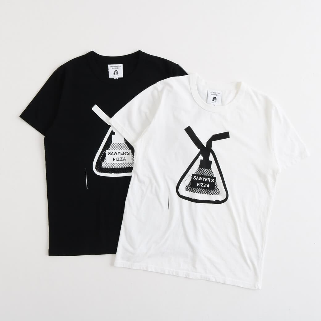 TACOMA FUJI RECORDS タコマフジレコード SAWYER’S PIZZA Tee designed by Tomoo Gokita