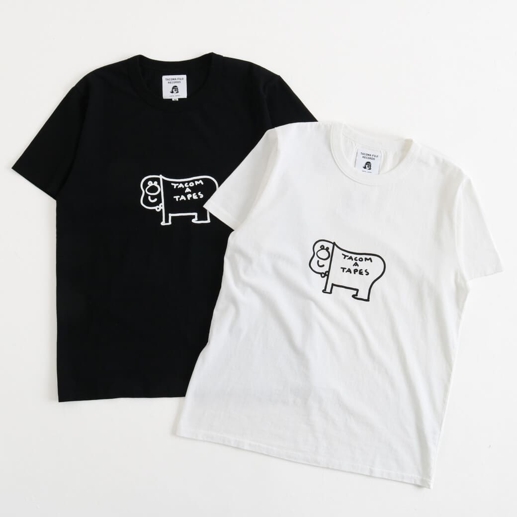 TACOMA FUJI RECORDS タコマフジレコード TACOMA TAPES Tee designed by Tomoo Gokita