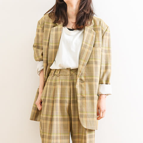 TODAYFUL トゥデイフル Check Over Jacket チェックオーバージャケット 12010104