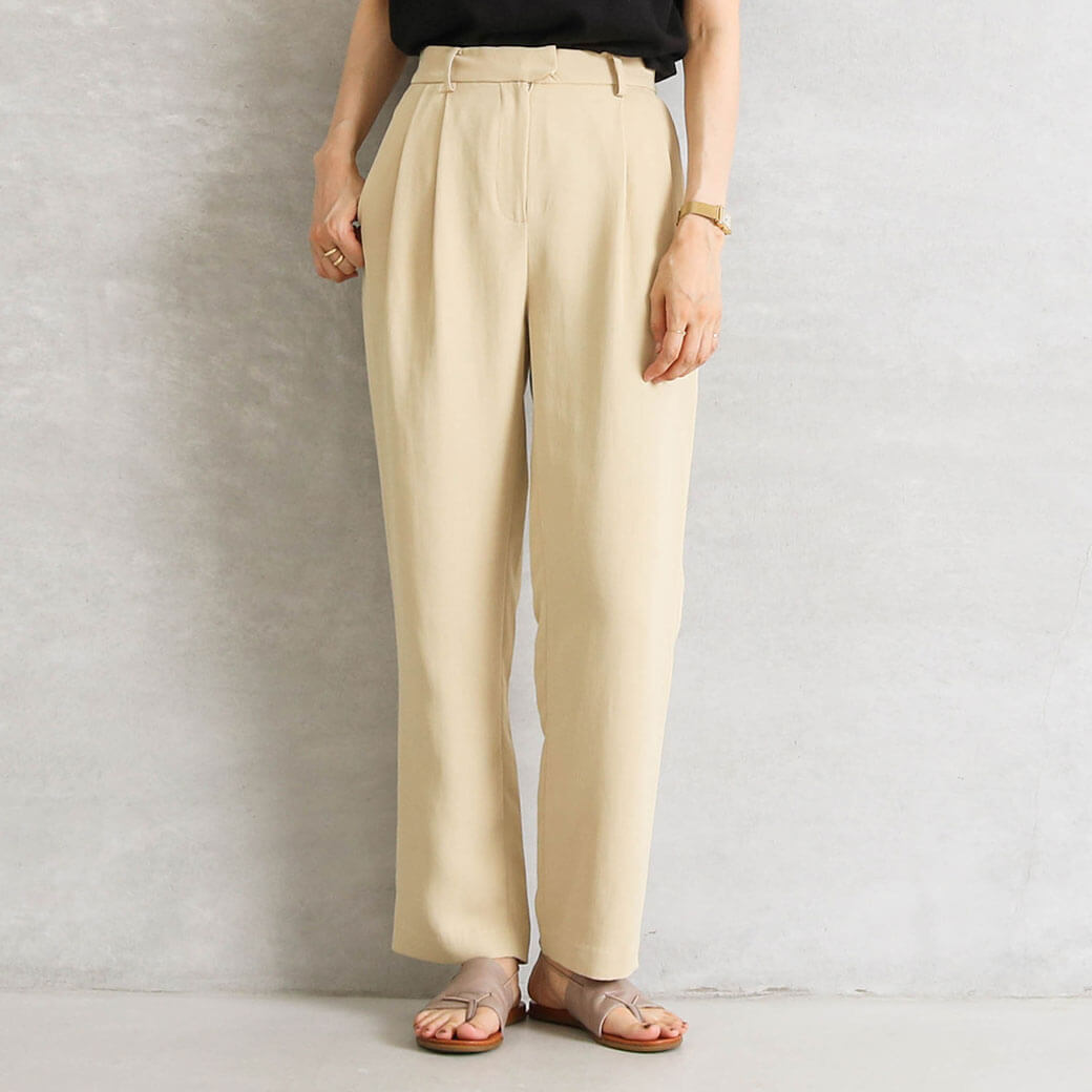 TODAYFUL トゥデイフル テーパードタックパンツ